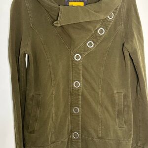 Brooklyn Industries Khaki green Utility Jacket with Grommet Accents